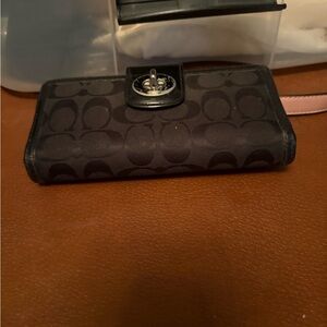 Coach Black Wallet